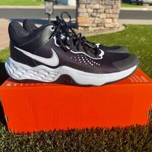 Nike Fly By Mid 3 Basketball Shoes Men's Size 12 Black White DD9311-003 NEW